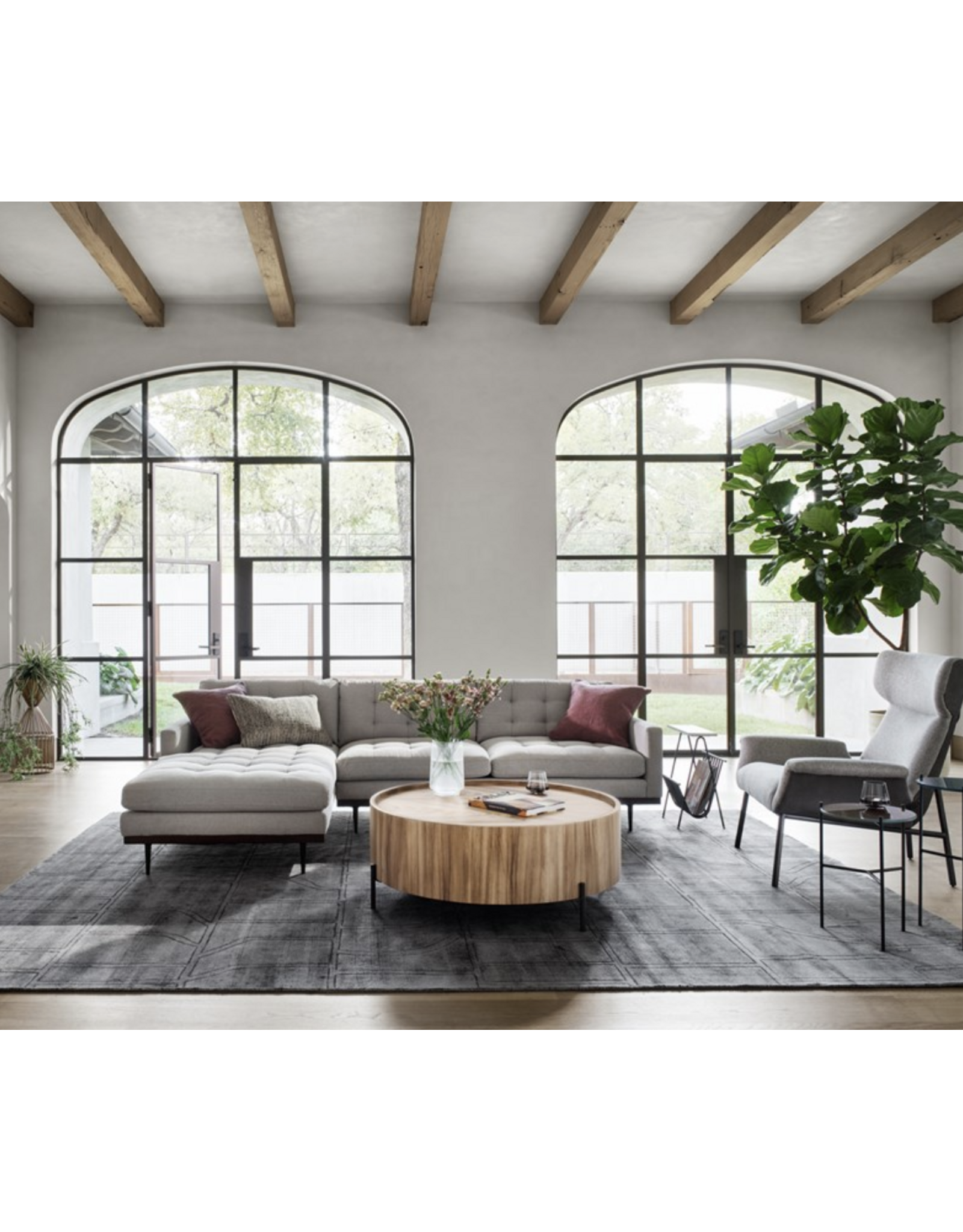 Lunas Drum Coffee Table