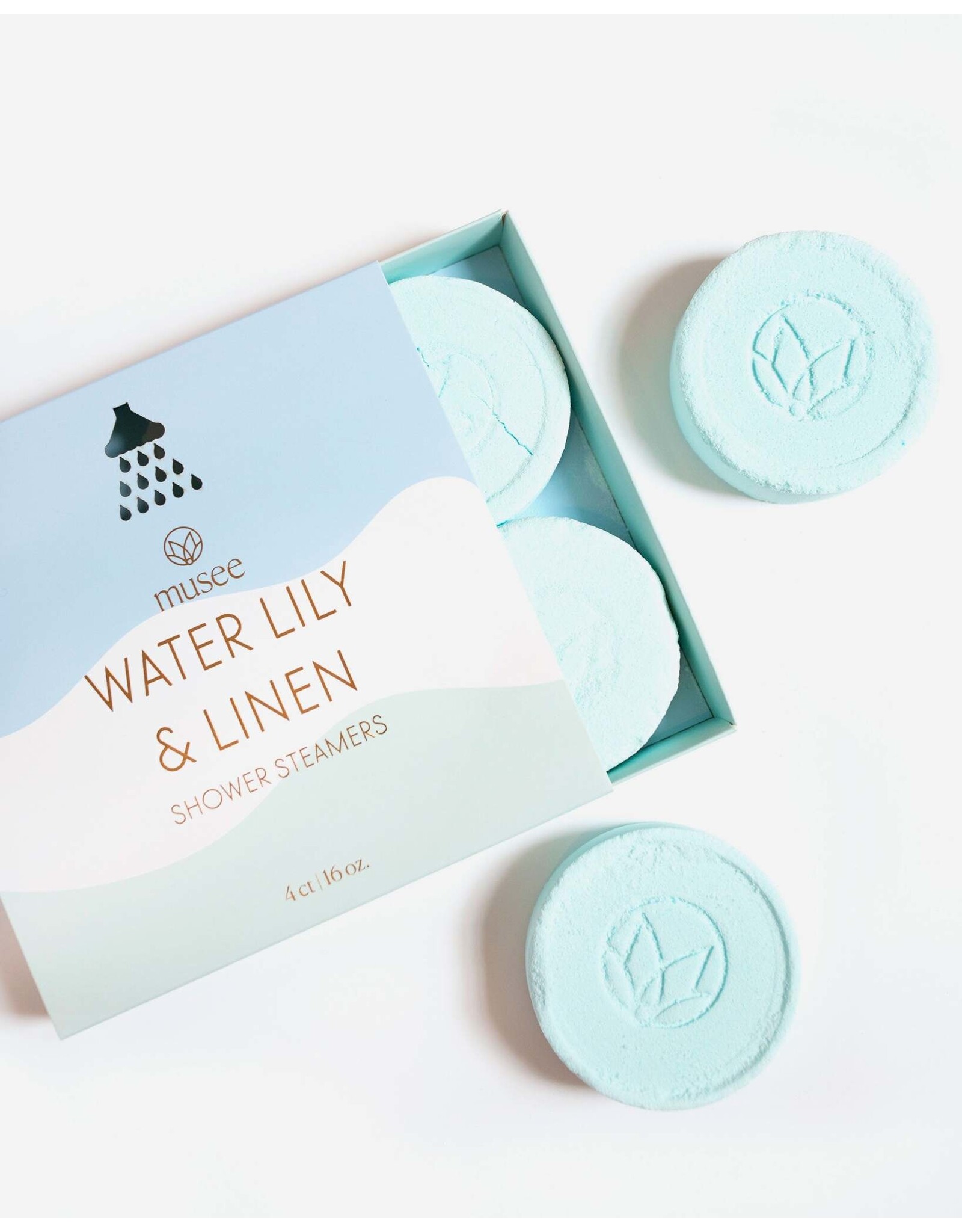 Water Lily & Linen Shower Steamers