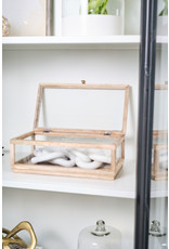 Mango Wood & Glass Display Box