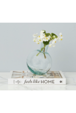 Clear Sphere Bud Vase