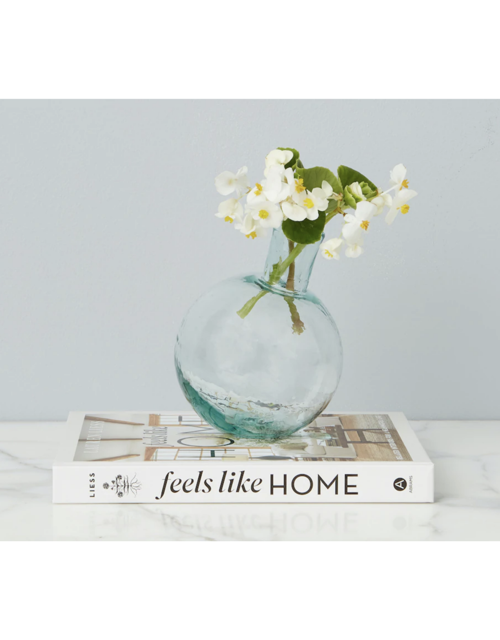 Clear Sphere Bud Vase