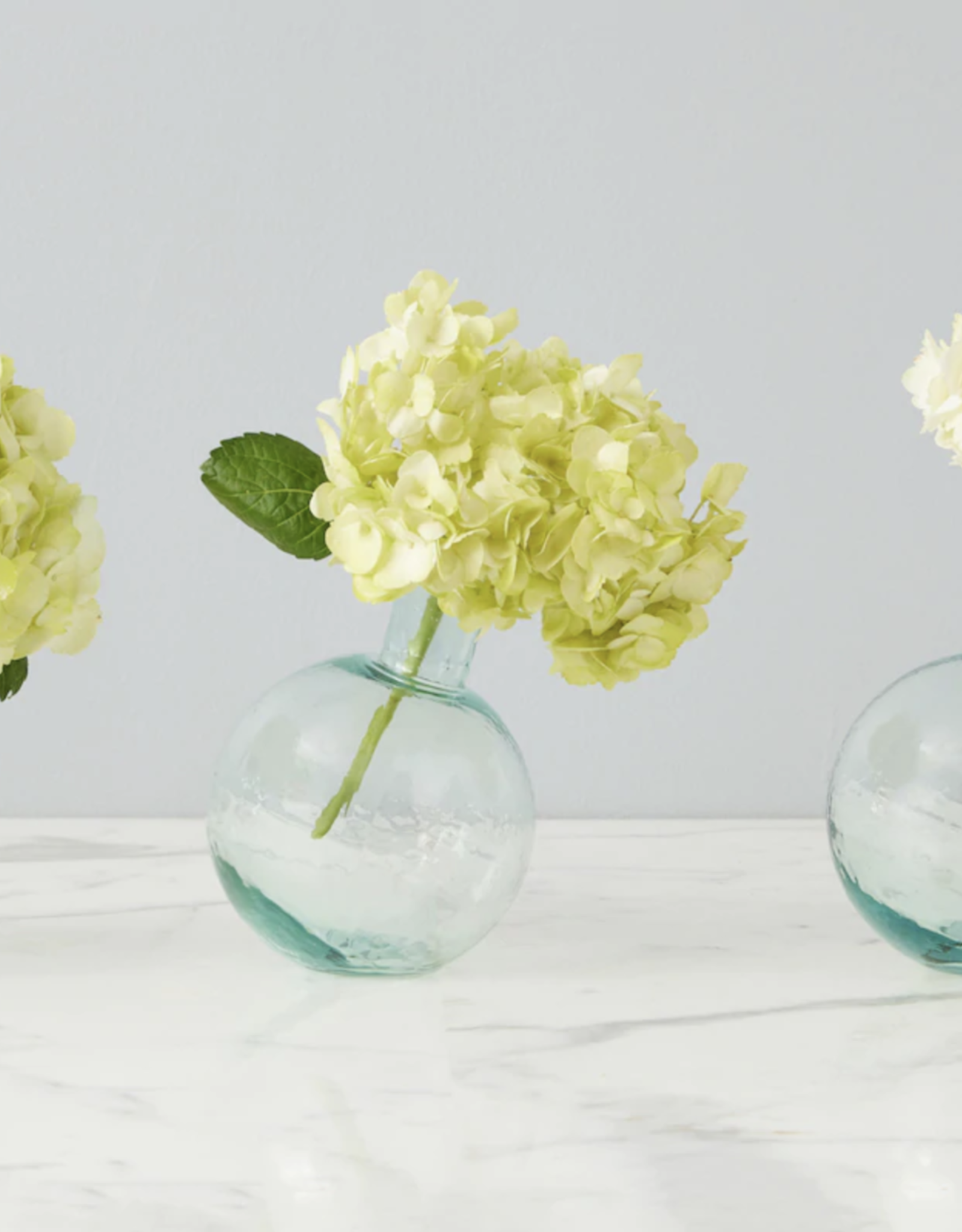 Clear Sphere Bud Vase