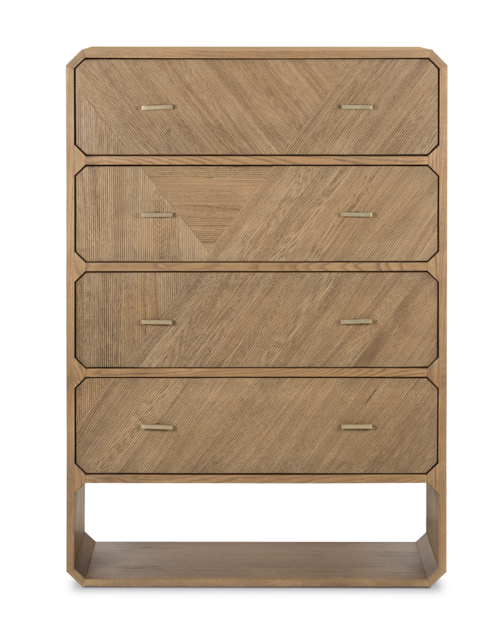 Caspian 4 Drawer Dresser-Nat Ash Veneer