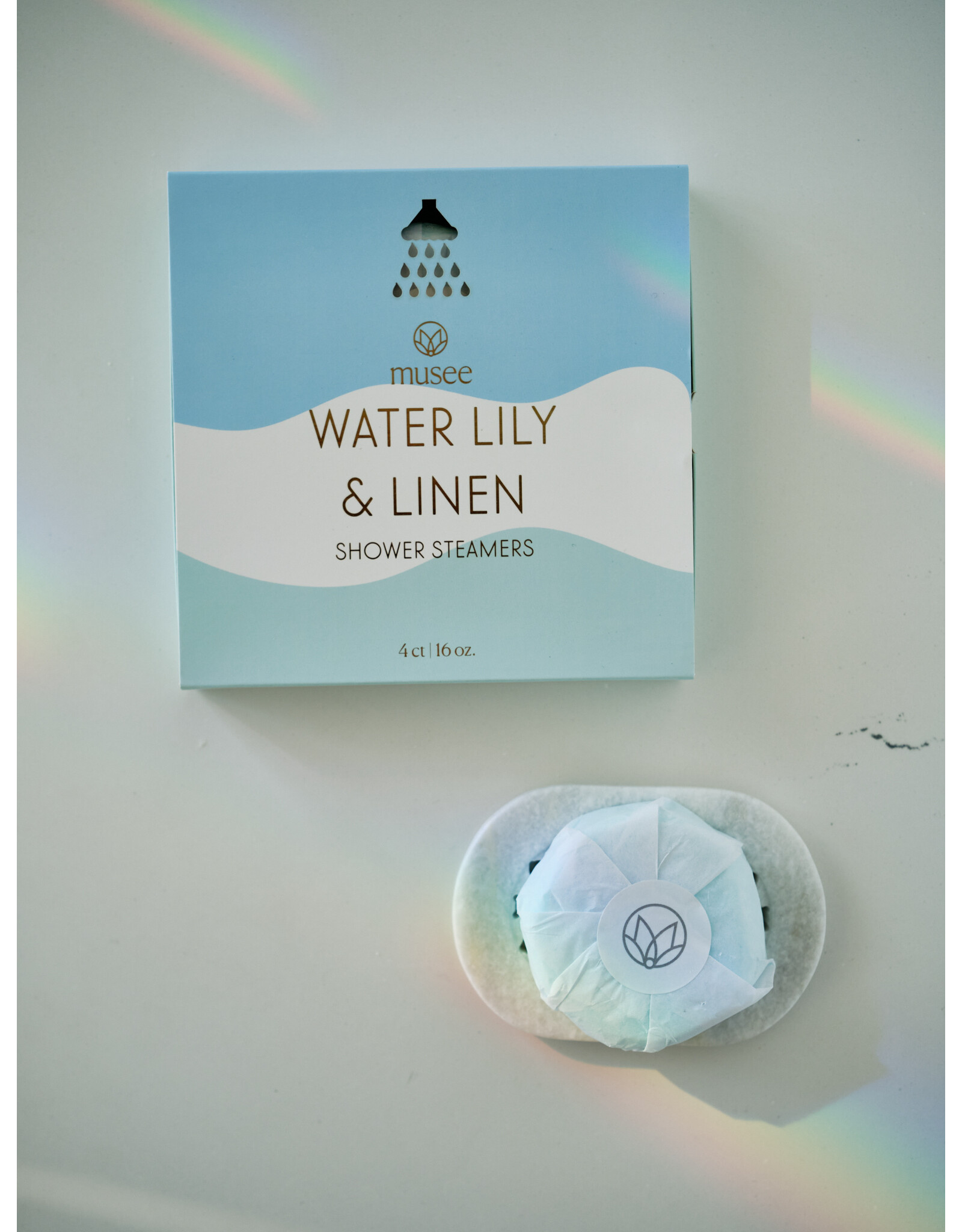 Water Lily & Linen Shower Steamers