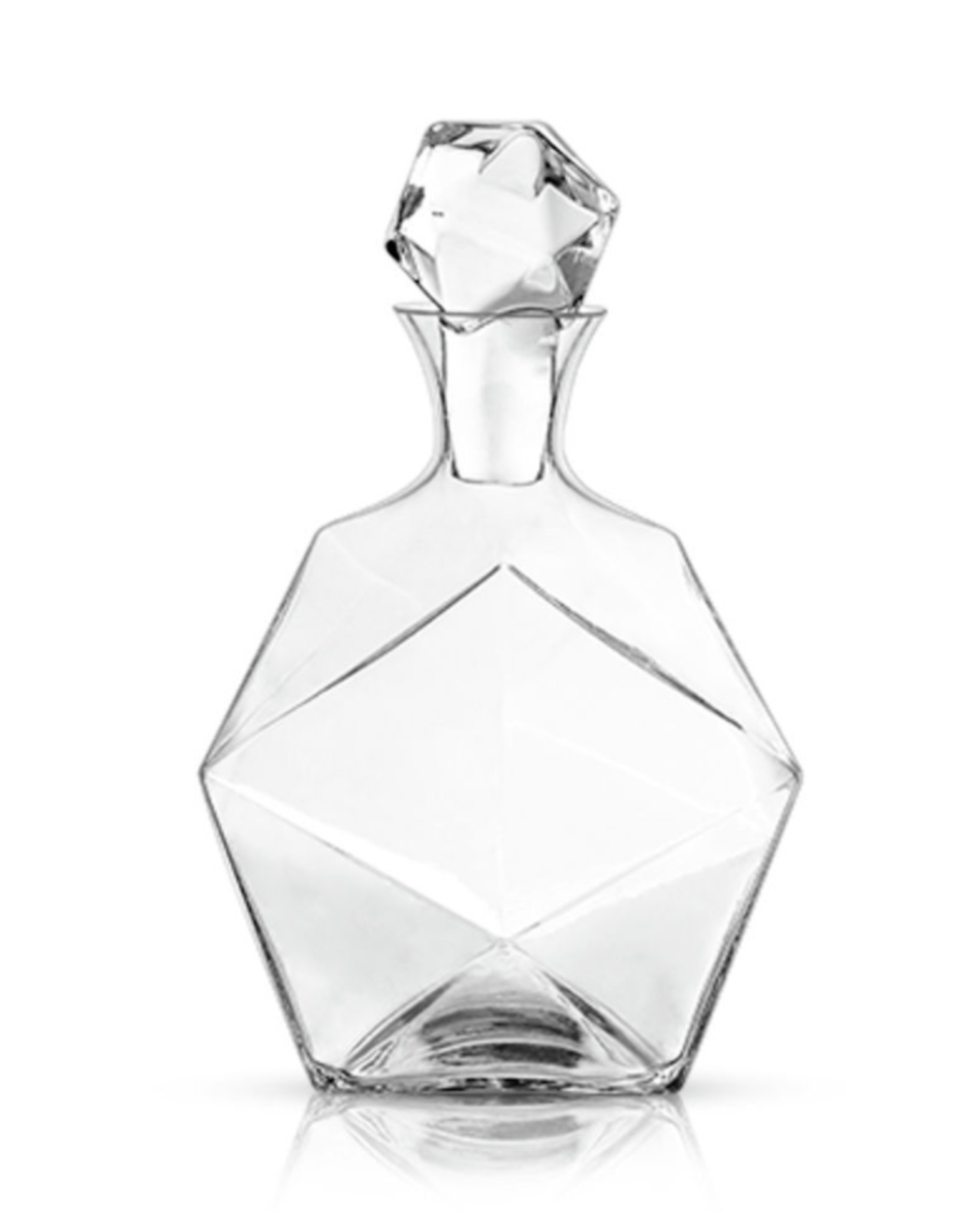 Faceted Crystal Liquor Decanter