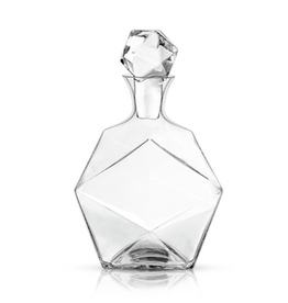 Faceted Crystal Liquor Decanter