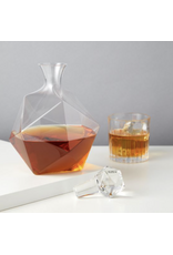 Faceted Crystal Liquor Decanter
