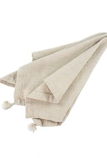 Tassel Napkin - Oatmeal, Set of 6