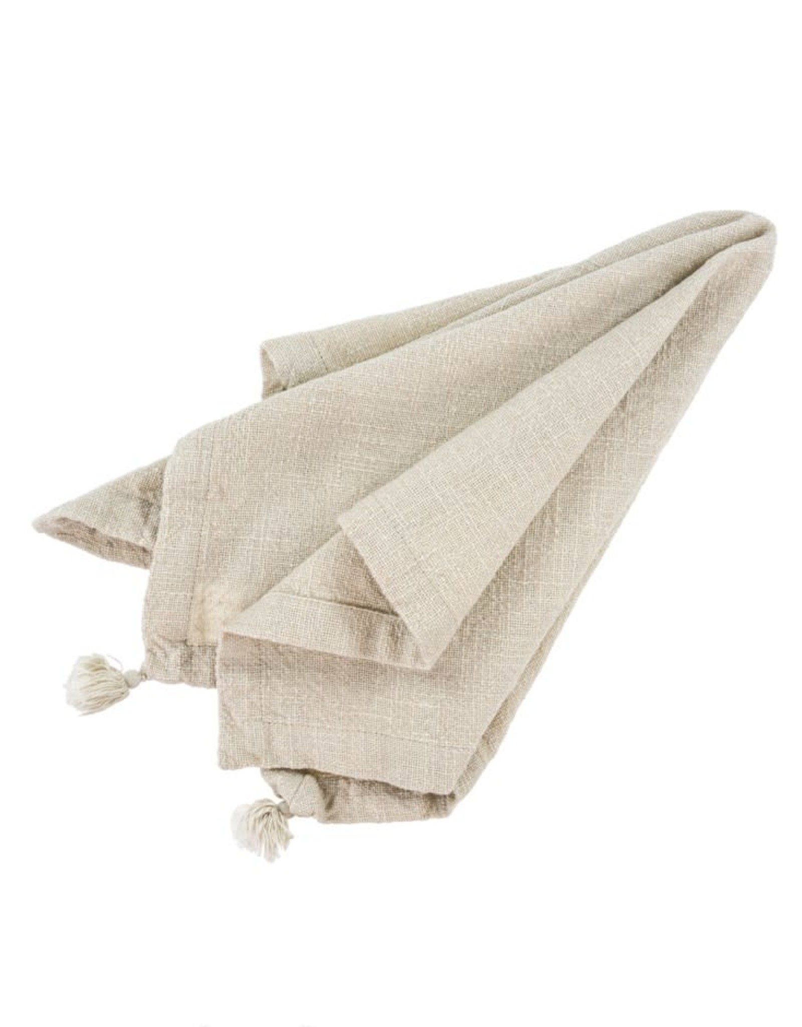 Tassel Napkin - Oatmeal, Set of 6