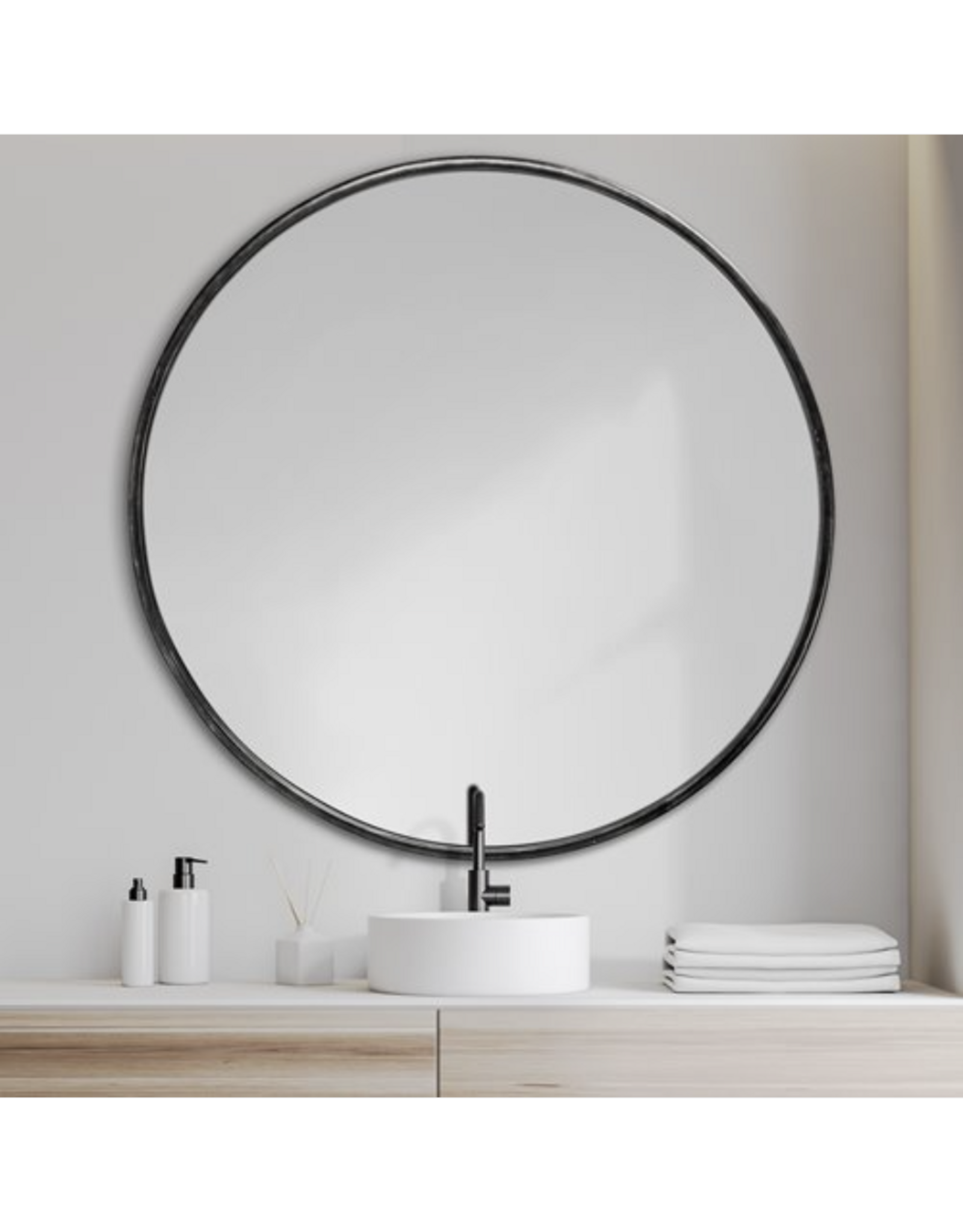 Piper Mirror, Black - 47"