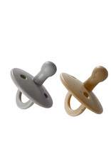 2 Pack Pacifier | Grey + Tan Speckle