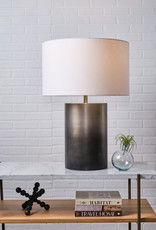 Cameron Ombre Table Lamp in Ombre Pewter