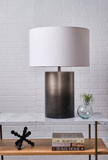 Cameron Ombre Table Lamp in Ombre Pewter