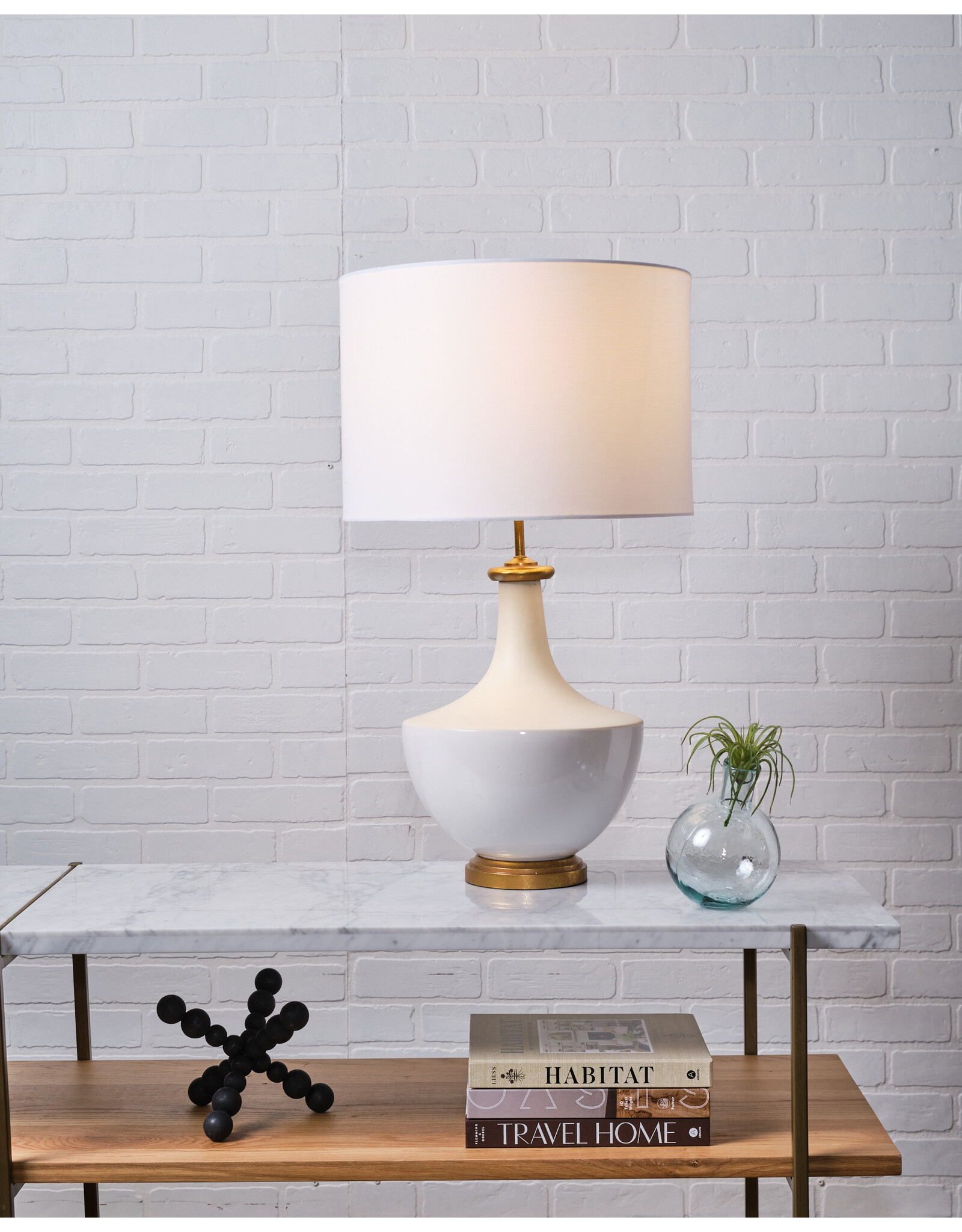 Cream Ceramic Table Lamp