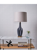 Bravar III 30" Gray-Blue Table Lamp