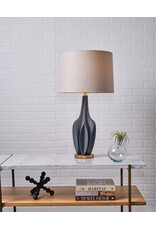 Bravar III 30" Gray-Blue Table Lamp
