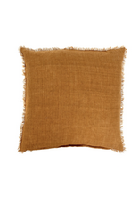 Lina Linen Pillow, Gold 24x24