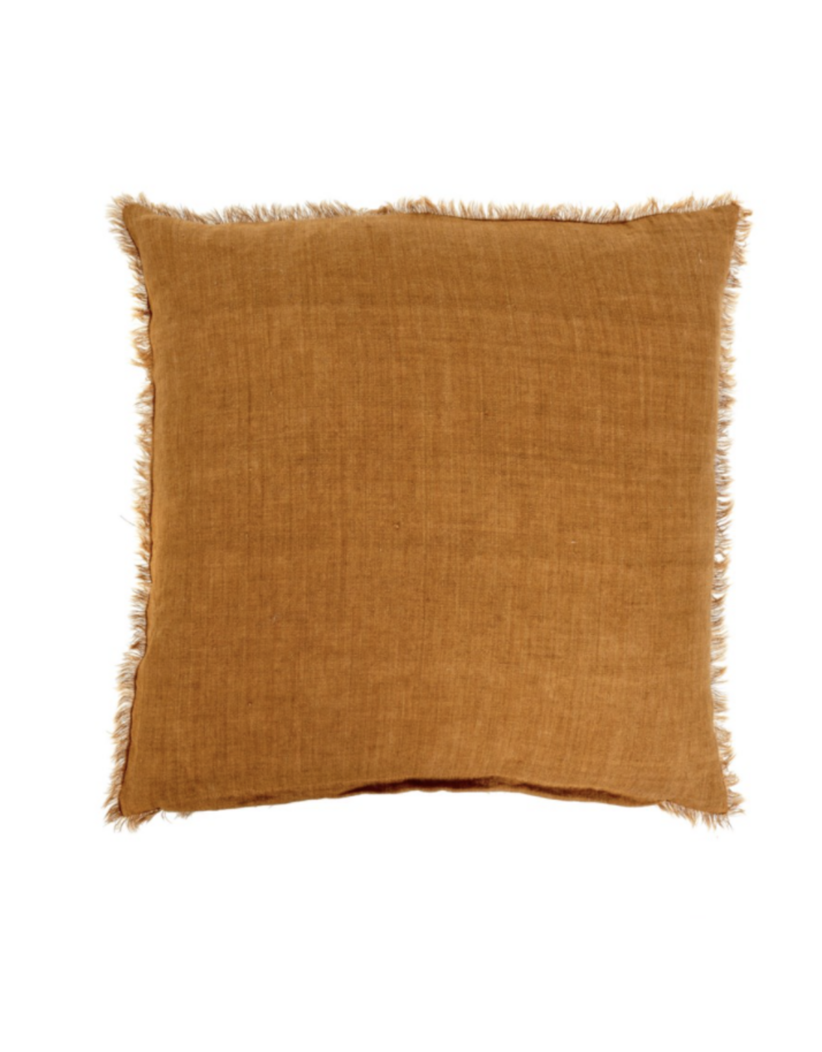 Lina Linen Pillow, Gold 24x24