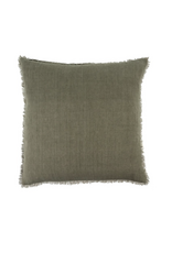 Lina Linen Pillow, Laurel 24x24