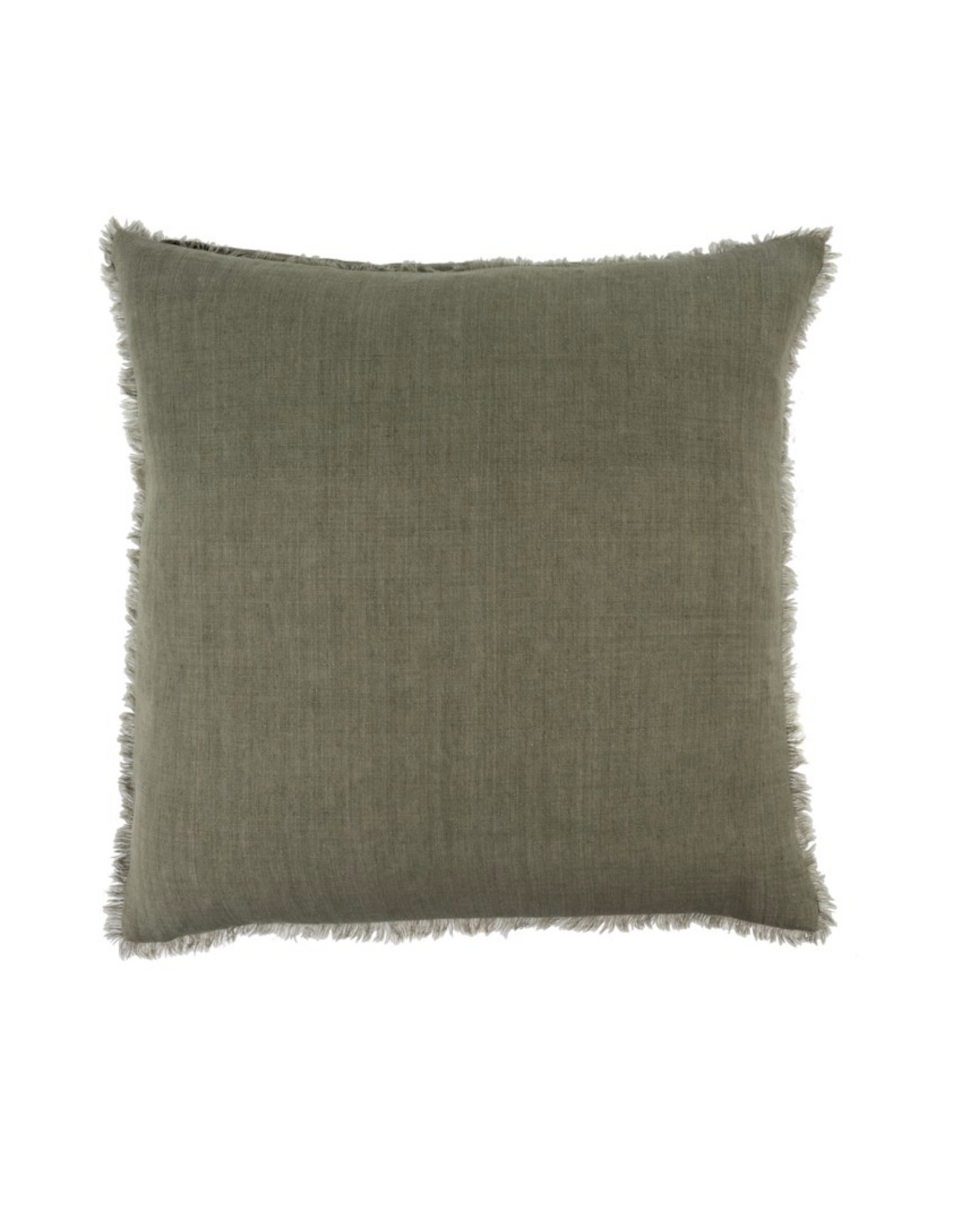 Lina Linen Pillow, Laurel 24x24