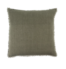 Lina Linen Pillow, Laurel 24x24