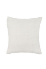 Lina Linen Pillow, Natural 24x24