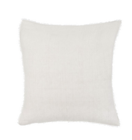 Lina Linen Pillow, Natural 24x24