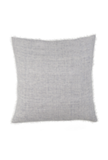 Lina Linen Pillow, Navy Stripe 24x24