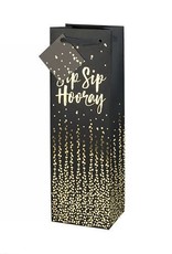 Sip Sip Hooray Wine Bottle Bag