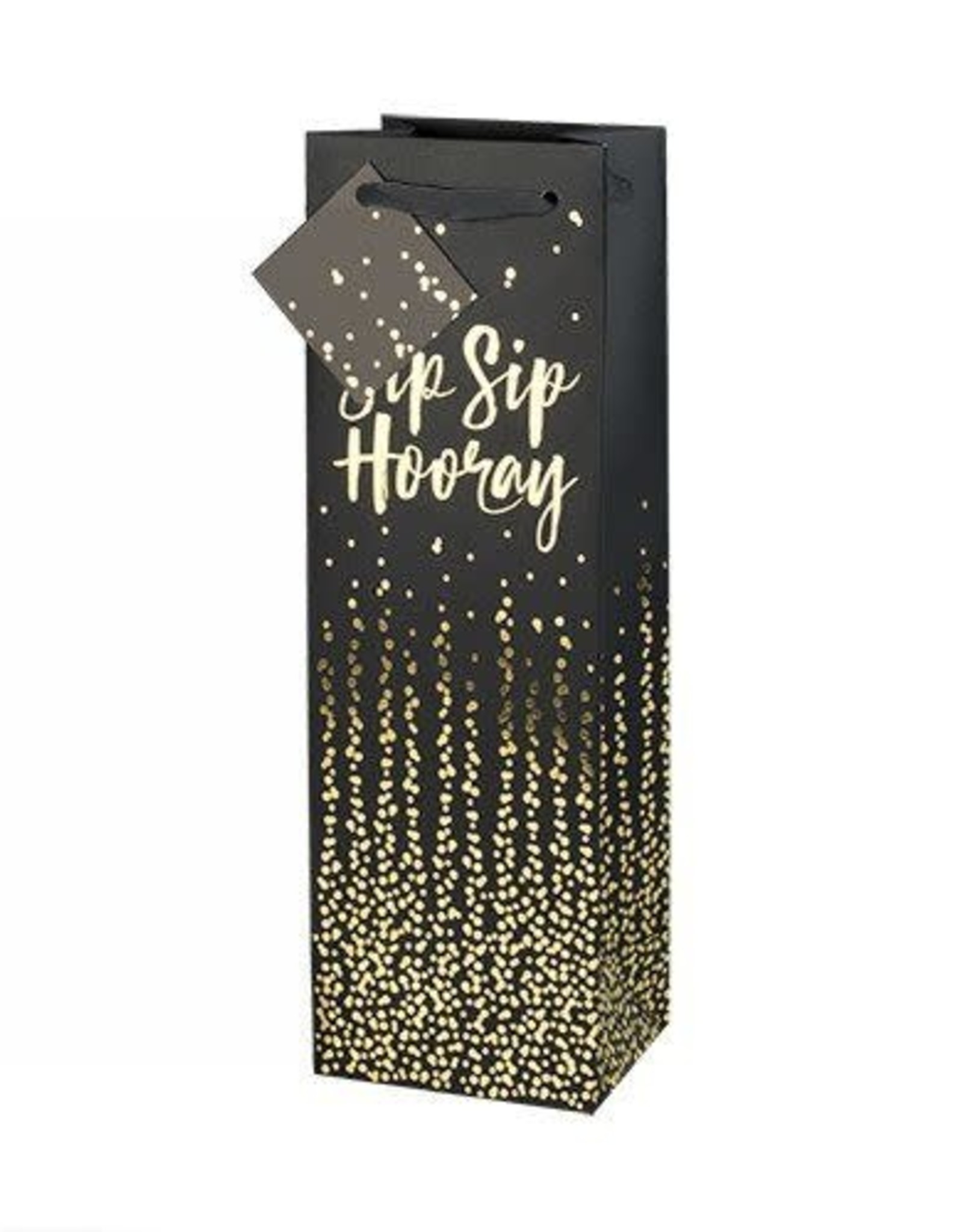 Sip Sip Hooray Wine Bottle Bag