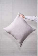 Lina Linen Pillow, Natural 24x24