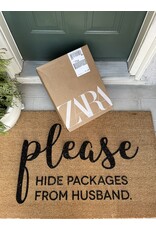 Hide Packages From Husband Doormat