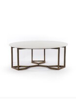 Naomi Coffee Table - Raw Brass