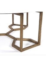 Naomi Coffee Table - Raw Brass