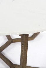 Naomi Coffee Table - Raw Brass