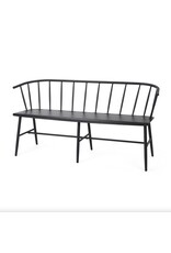 Colin Black Metal Bench