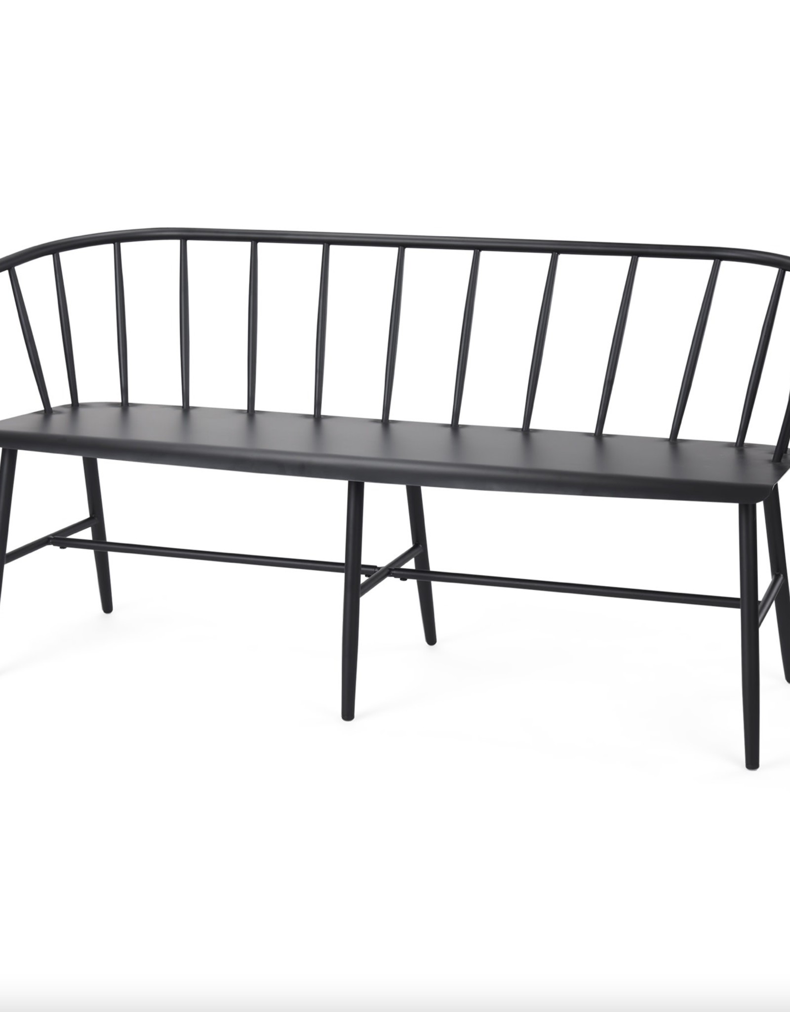 Colin Black Metal Bench