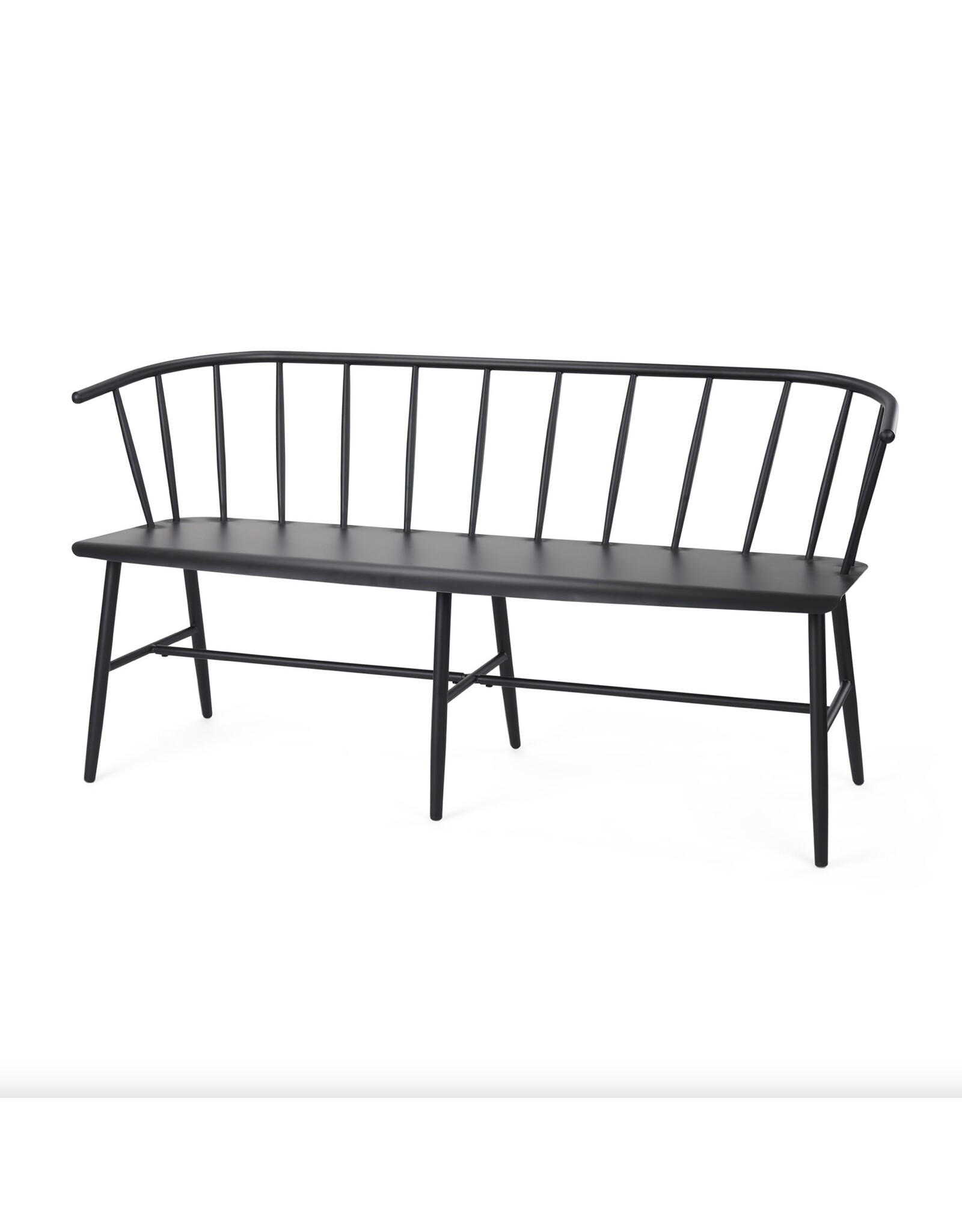 Colin Black Metal Bench