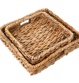 Abaca Square Trays