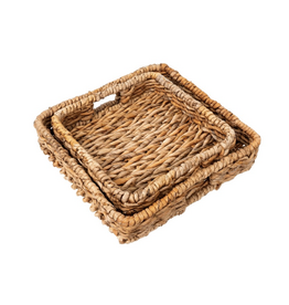Abaca Square Trays