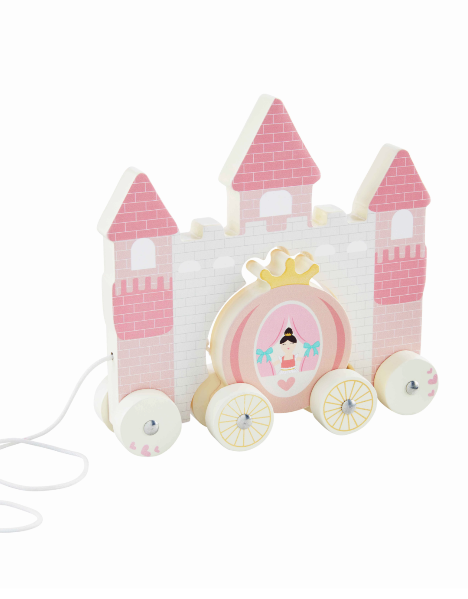 Castle Princess Wooden Pull Toy