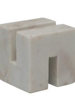 Square Marble Stand, White