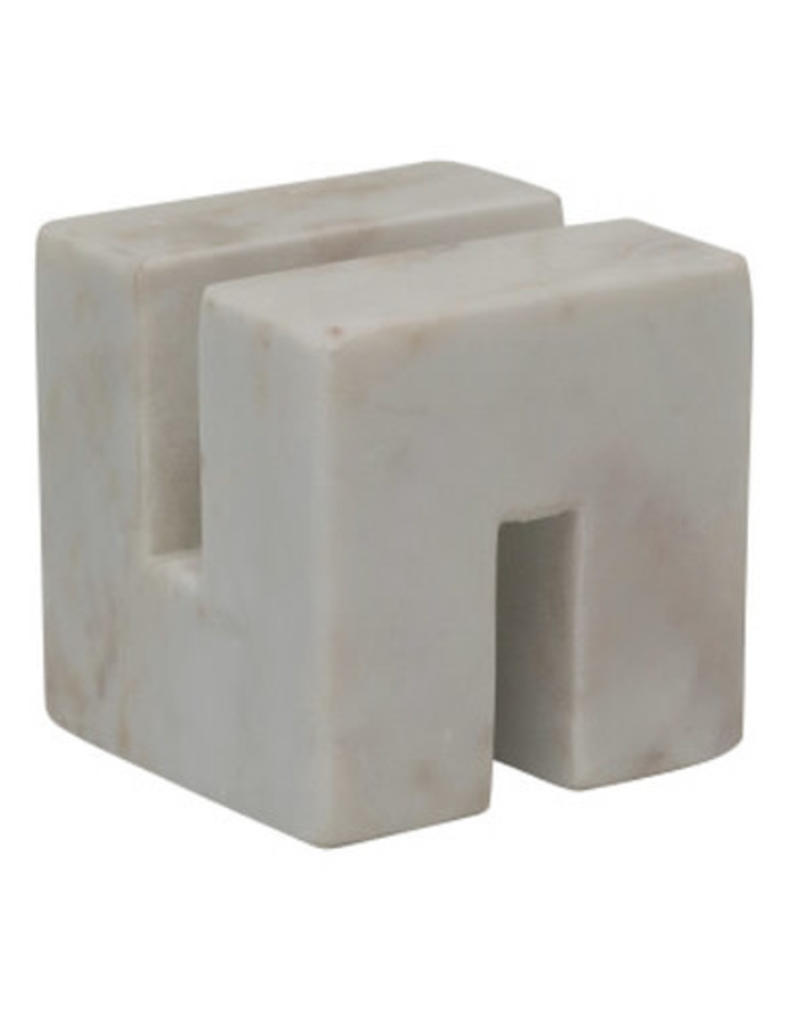 Square Marble Stand, White
