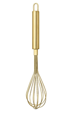 Stainless Steel Whisk, Gold Finish