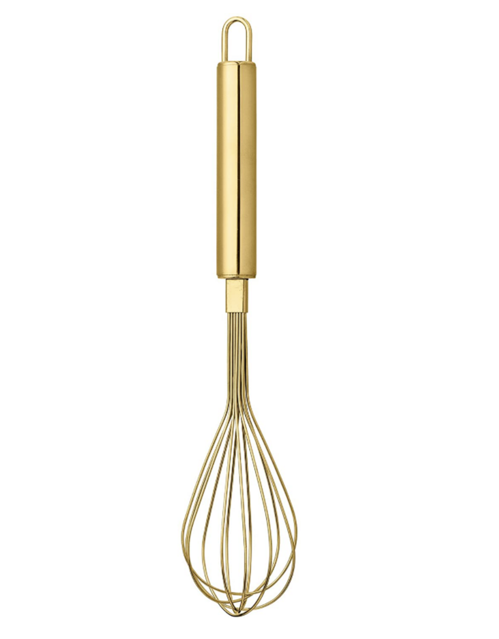 Stainless Steel Whisk, Gold Finish