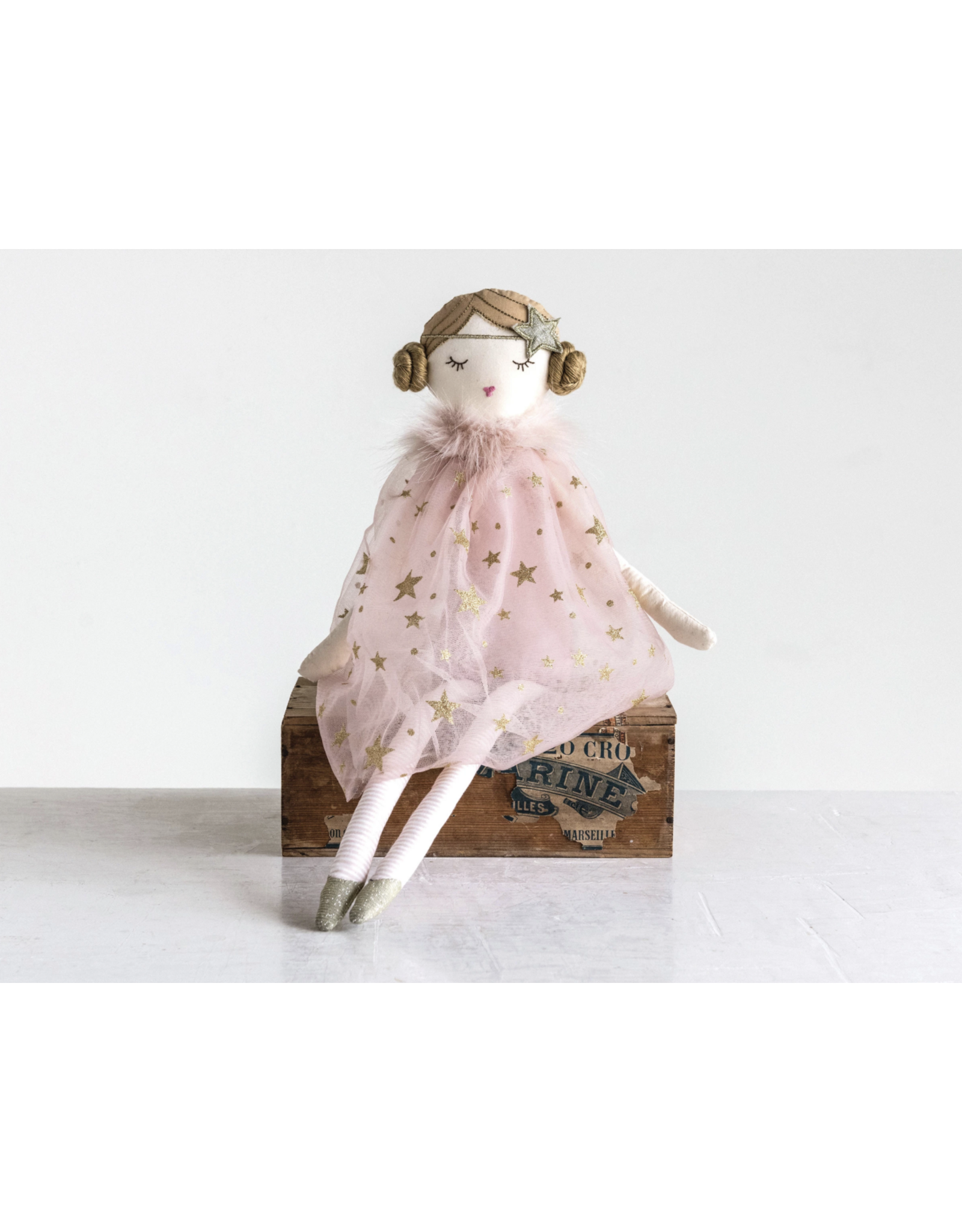 Cotton Doll in Star Dress