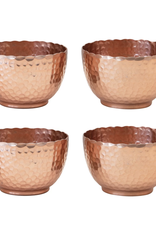 Bronze Hammered Metal Bowls - Set fo 4