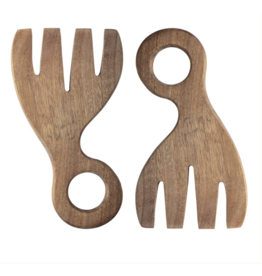 Acacia Wood Salad Servers