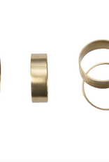 Round Brass Napkin Ring S/4