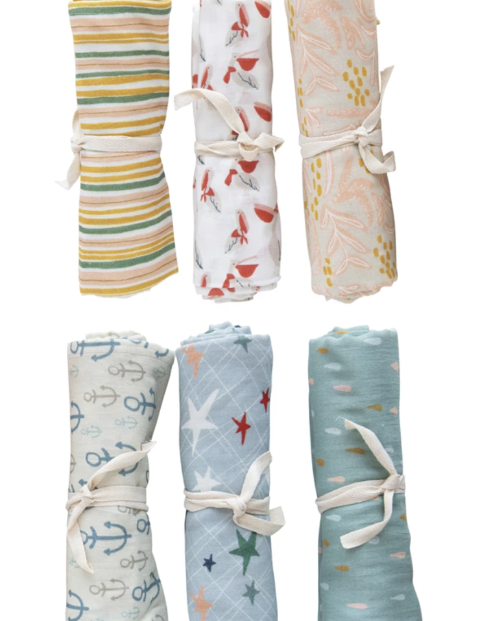 Cotton Printed Baby Swaddle, Various